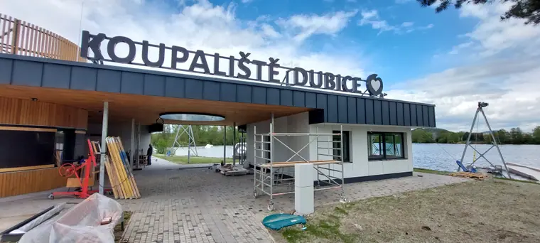 3D nápis a světelná reklama — realizace Reklama Klapka, Česká Lípa