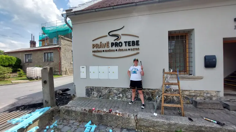 3D nápis a světelná reklama — realizace Reklama Klapka, Česká Lípa