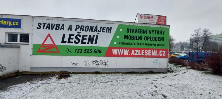 Reklamní banner — realizace Reklama Klapka, Česká Lípa