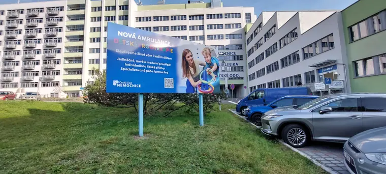 Reklamní banner — realizace Reklama Klapka, Česká Lípa