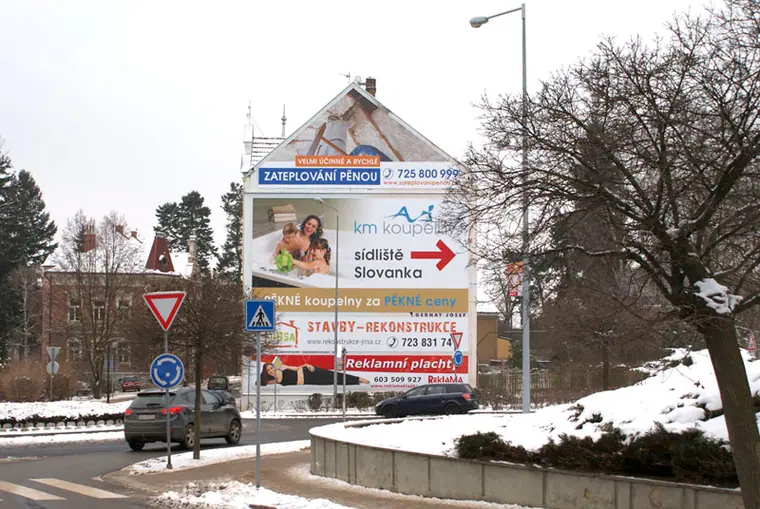 Reklamní banner — realizace Reklama Klapka, Česká Lípa