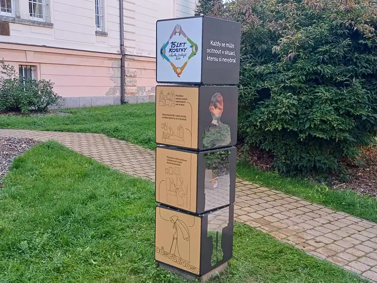 Informační a orientační systém — realizace Reklama Klapka, Česká Lípa