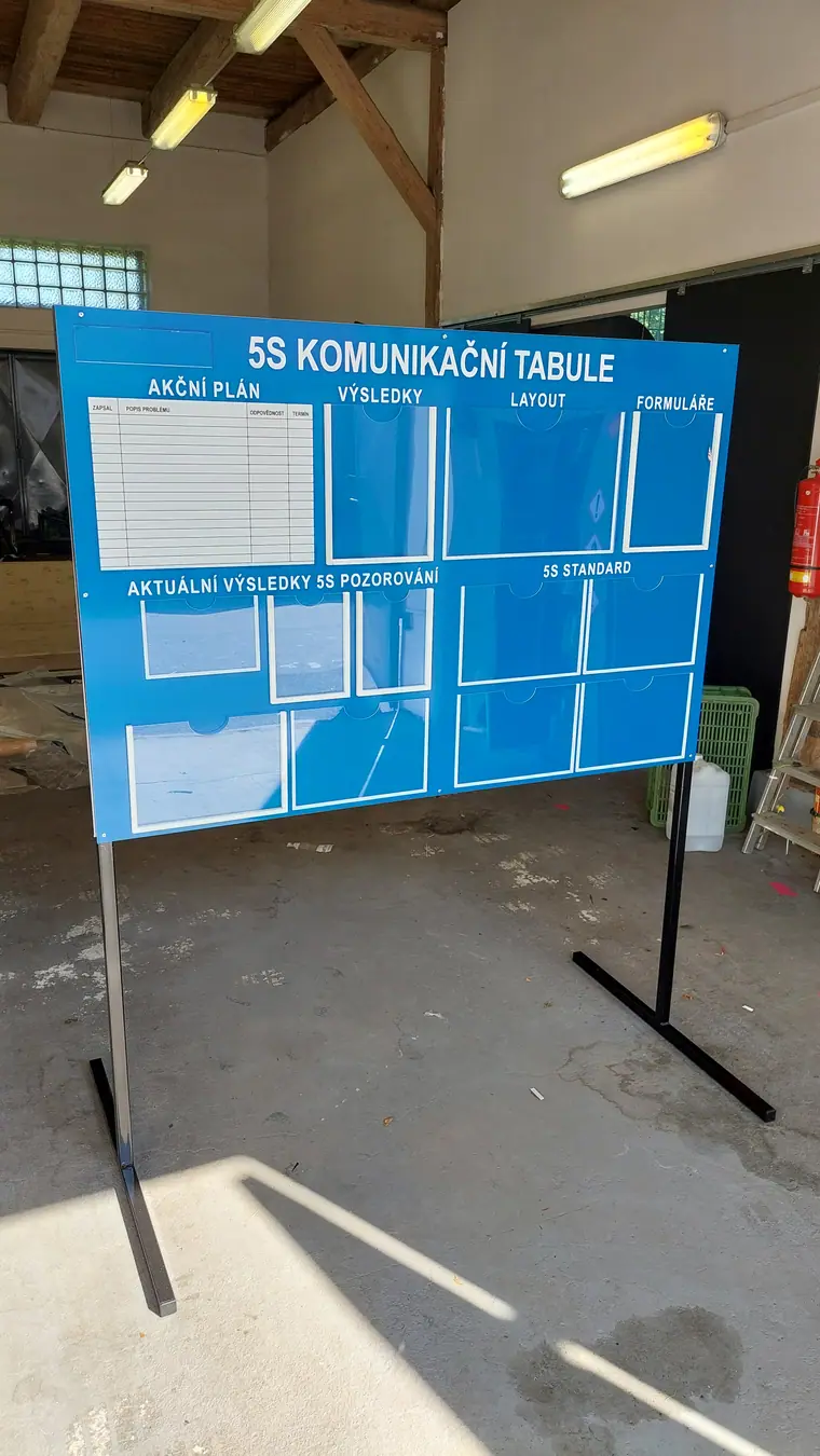 Firemní nástěnka — realizace Reklama Klapka, Česká Lípa